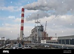 TPP Nikola Tesla Ein Kraftwerk, Obrenovac, Serbien Stockfotografie - Alamy