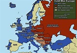 Cold War Map Diagram | Quizlet