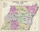 Albany County Ny Map - Cities And Towns Map