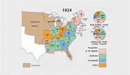 US Election of 1824 Map - GIS Geography