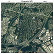 Aerial Photography Map of Cheverly, MD Maryland