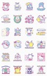 SANRIO CHARACTERS (Greetings) LINE WhatsApp Sticker GIF PNG