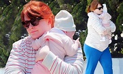 Bryce Dallas Howard steps out with four-month-old daughter Beatrice for ...