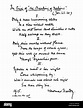 Thomas Hardy. Poem in own handwriting (facsimile Stock Photo - Alamy