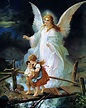 Guardian Angel painting very popular as a print; The Guardian (c. 1918 ...
