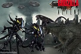 Godzilla vs Aliens by SuperGodzilla on DeviantArt