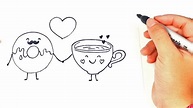 Dibujos De Amor Para Dibujar Faciles Paso A Paso - Paramiquotes