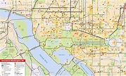 Map of Washington DC: offline map and detailed map of Washington DC city