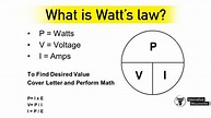 How To Calculate Current With Watts And Voltage - Haiper