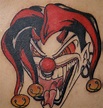Crazy joker clown tattoo design - Tattoos Book - 65.000 Tattoos Designs