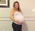 Very Pregnant Belly With Twins - pregnantbelly