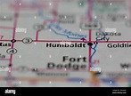 Humboldt Iowa USA Shown on a Geography map or road map Stock Photo - Alamy