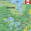 Map of Ontario (Canada) - Map in the Atlas of the World - World Atlas
