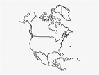 Printable North America Blank Map , Free Transparent Clipart - ClipartKey