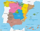 Los 7 mejores mapas de España para imprimir - Etapa Infantil
