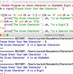 python error special characters in identifier