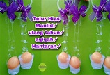 Tempat Telur Aqiqah dari Aqua Gelas