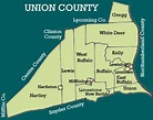 Union County Pennsylvania Township Maps