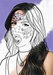 Olivia Rodrigo Coloring Page Sour Album - Joy in Crafting