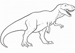 Dibujos de T-Rex 7 para Colorear para Colorear, Pintar e Imprimir ...