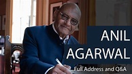 Anil Agarwal: Industrialist | Full Address and Q&A | Oxford Union - YouTube