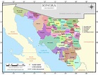 Mapa de municipios de Sonora | DESCARGAR MAPAS