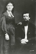 Newton Jasper Earp and his wife, Nancy, photographed near Lamar ...