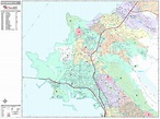 Richmond California Wall Map (Premium Style) by MarketMAPS - MapSales