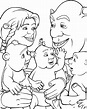 Family Of Shrek Coloring Page - Free Printable Coloring Pages for Kids