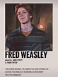 Fred Weasley Poster in 2021 | Fred weasley, Harry potter pictures ...