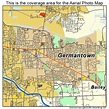 Aerial Photography Map of Germantown, TN Tennessee