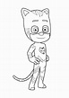 Dibujo para colorear del personaje Gatuno (Catboy) de PJ Masks Héroes ...