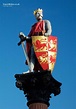 Statue of Prince Llywelyn the Great in Conwy