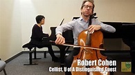 Master Cellist Robert Cohen on the Value of Live Concerts - YouTube