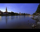 Ulm an der Donau am Abend Foto & Bild | deutschland, europe, baden ...