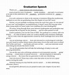 FREE 10+ Sample Graduation Speech Example Templates in PDF | MS Word