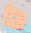 Mapa de Punta del Este | Uruguay | Mapas Detallados de Punta del Este
