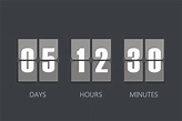 Flip Countdown timer | Custom-Designed Graphics ~ Creative Market