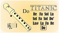 COMO TOCAR LA CANCIÓN DE TITANIC en Flauta Dulce 🚢 Tutorial con Notas ...
