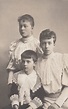 Bavarian Siblings: Duchess Sophie, Elisabeth and the little duke Ludwig ...