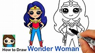 How to Draw Wonder Woman ⭐️ DC Super Hero Girls - YouTube