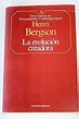 Libro La Evolución Creadora De Bergson, Henri - Buscalibre