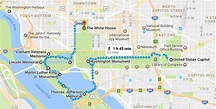 Washington Dc Walking Map - Real Map Of Earth