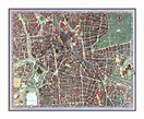 Detailed illustrated map of Hannover city | Hannover | Germany | Europe ...