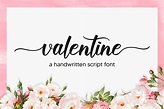 Valentine Font by Graphix Line Studio · Creative Fabrica