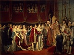 The marriage ceremony of Napoleon I and - Georges Rouget