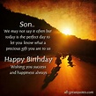 Birthday Images And Quotes For Son | The Cake Boutique