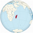 Karten von Madagaskar mit Topographie
