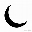 Símbolo de la luna creciente negra Gratis Dibujos Animados Imágene ...