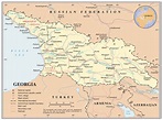 Maps of Georgia | Detailed map of Georgia in English | Tourist map of ...